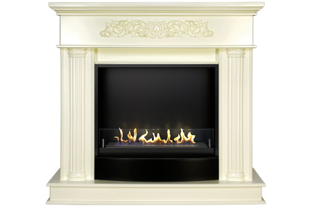 Биокамин в портале Firezo Gloria Слоновая кость