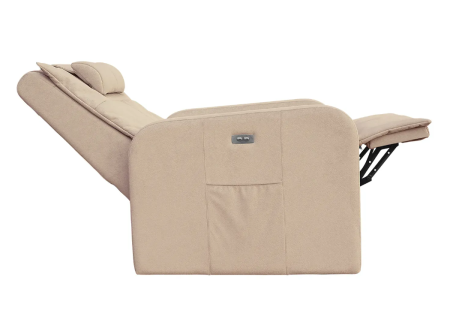 Кресло реклайнер с электроприводом FUJIMO E-COMFORT CHAIR F3005 FEW Ваниль (Sakura 4)