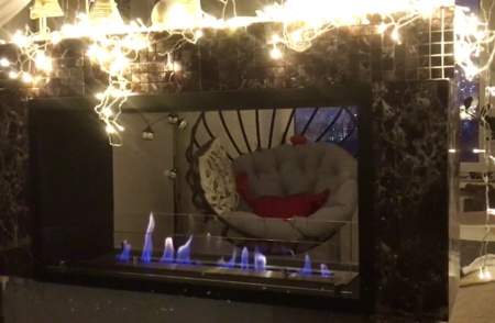 Сквозной Биокамин Firezo Finestra 1000