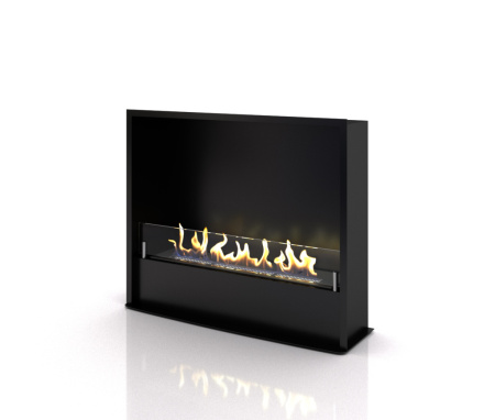 Биокамин в мраморном портале Firezo Buono